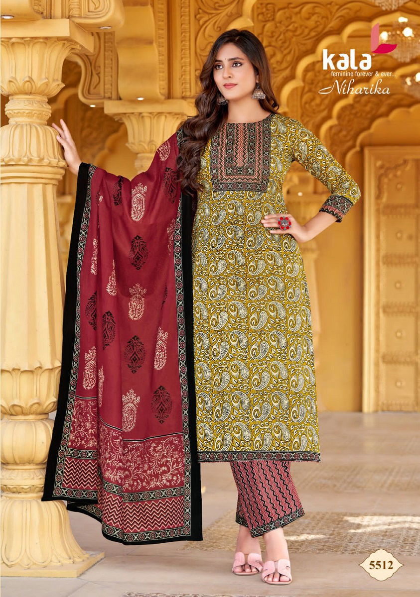 Kala Niharika Vol 1 Printed Cotton Dress Material Catalog
